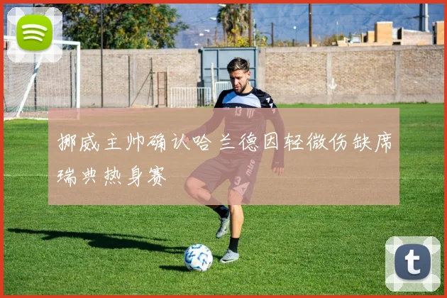挪威主帅确认哈兰德因轻微伤缺席瑞典热身赛